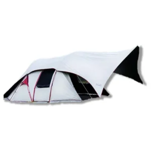 努特NUIT 獨角仙 黑膠 一房一廳六人帳 (白) (黑膠)